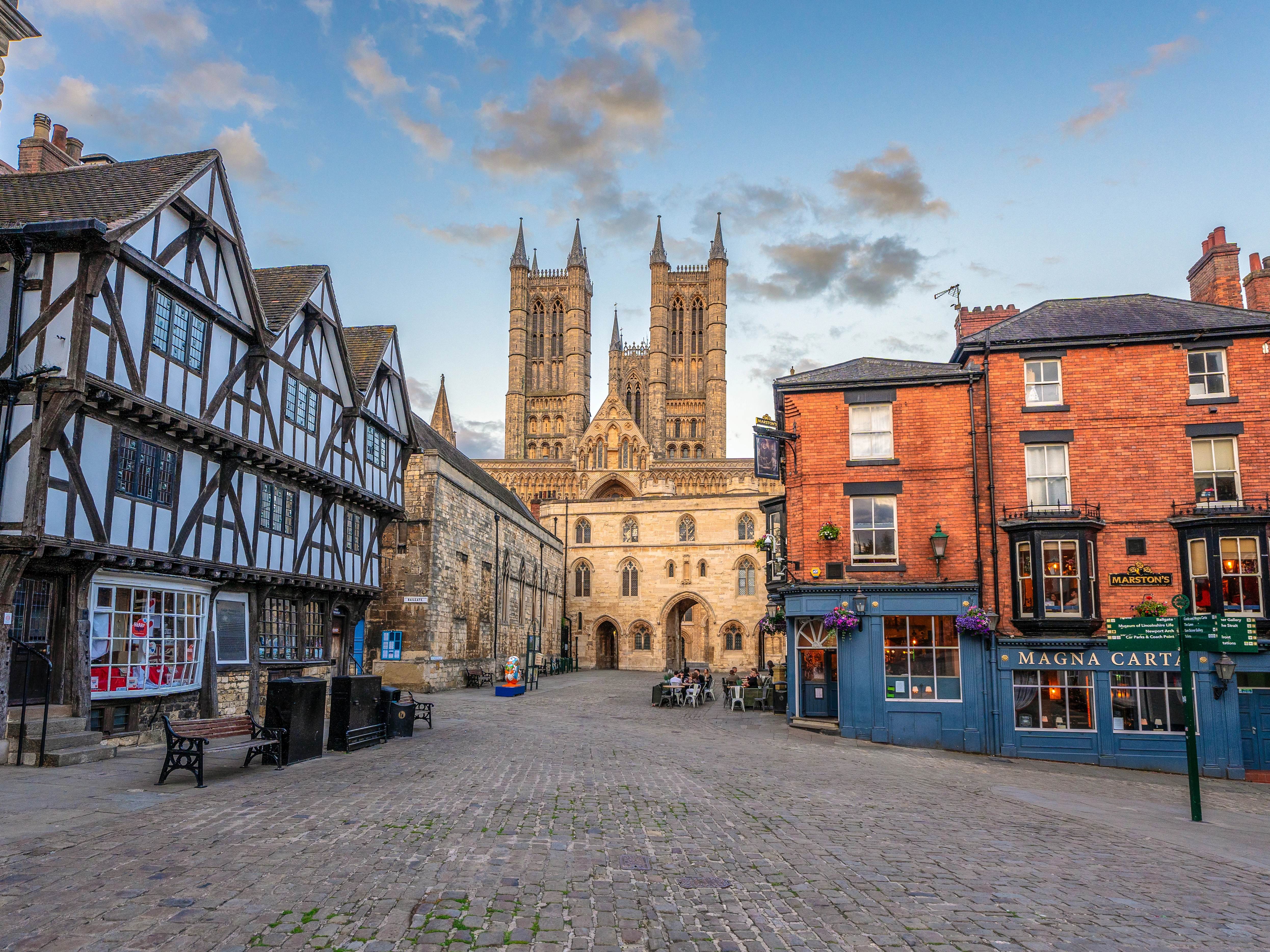 Lincoln Cathedral and historic buildings