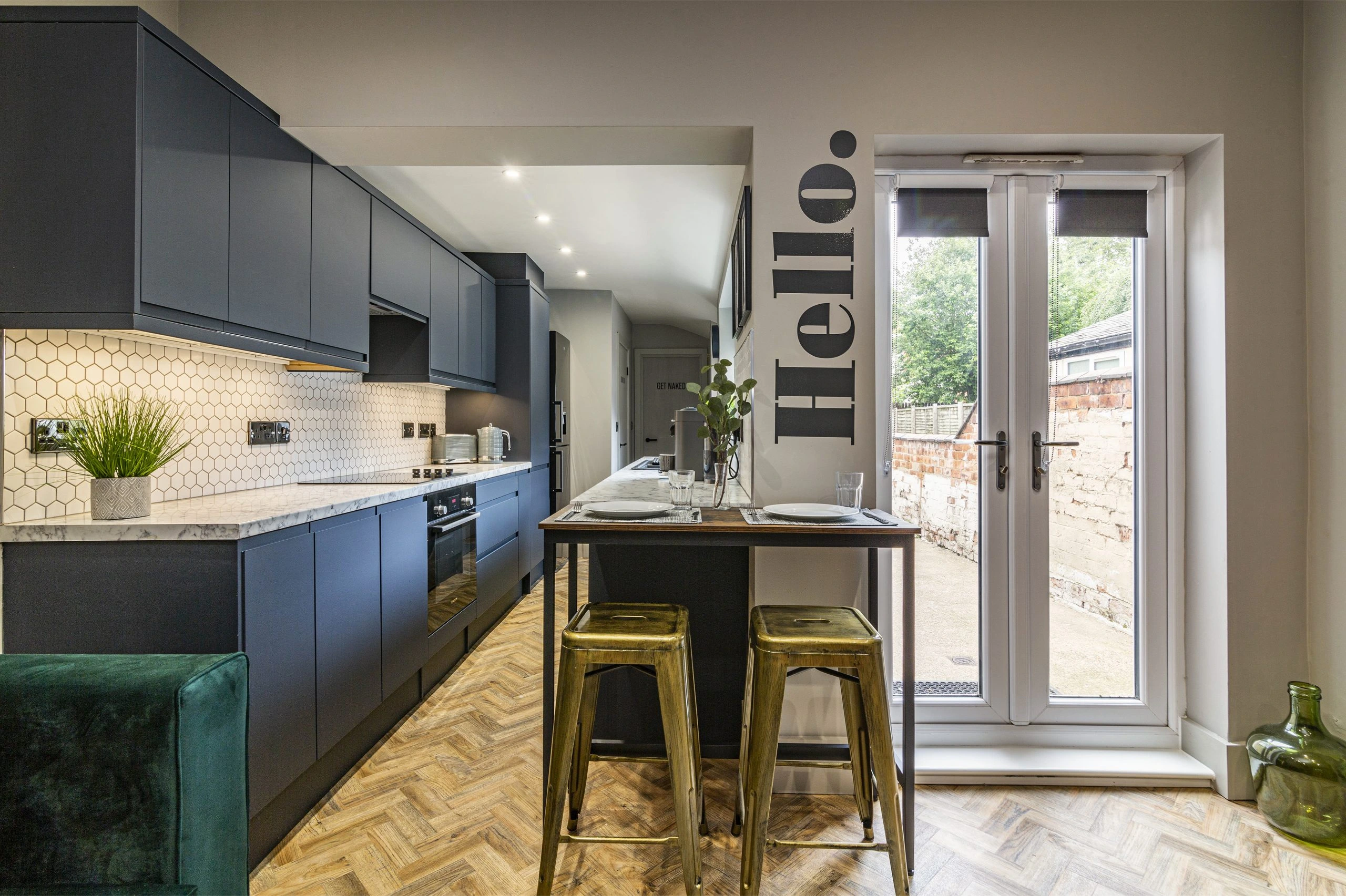 Modern student accommodation interior