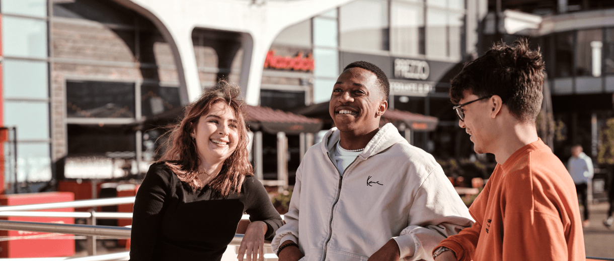 Students enjoying university life
